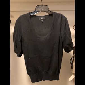 Medium Mossimo 3/4 sleeve pullover black sweater
